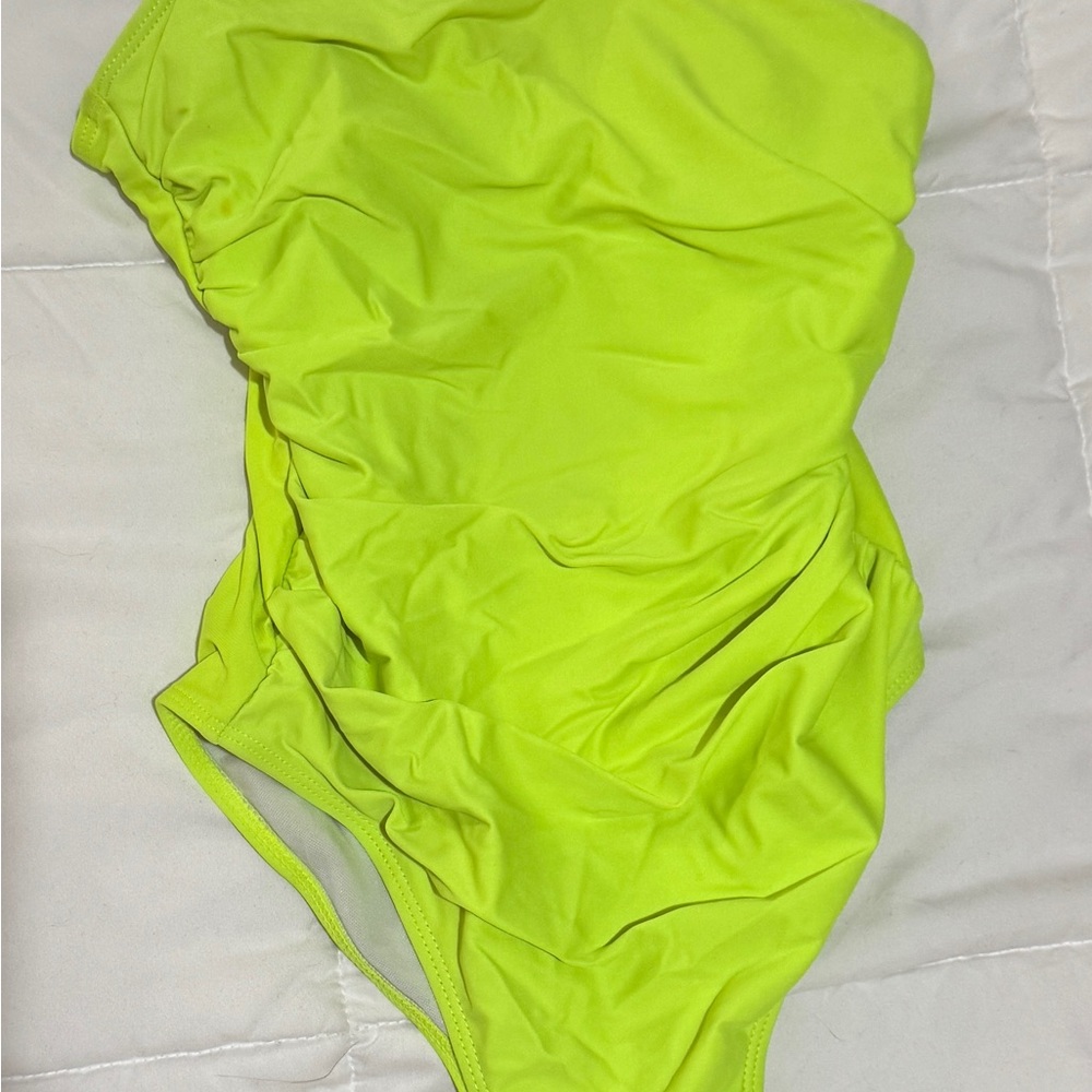 SHEIN Neon Green One Piece Swimsuit